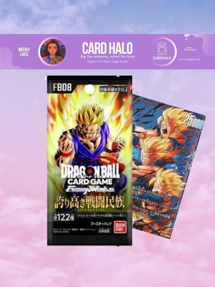 Japanese Dragon Ball Fusion Warriors Booster Pack